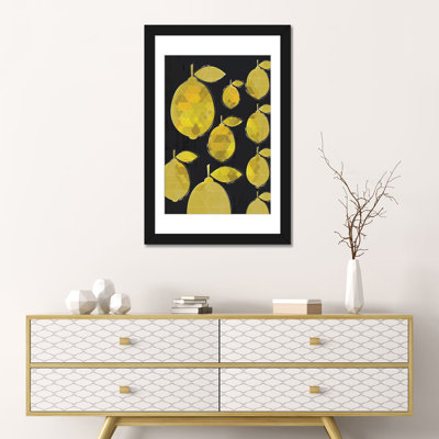 « citrons », impression sur toile