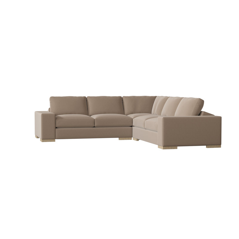 Canapé modulaire Brann de 120 po de largeur Brann, Naturel, Goéland Lena