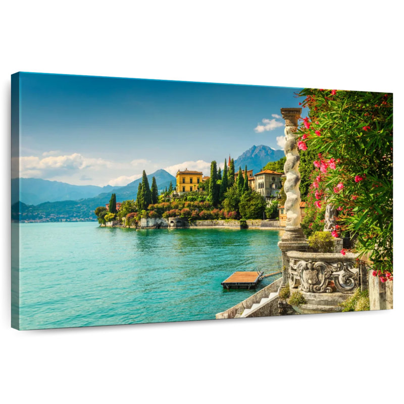 Alvord Villa Monastero In Como Lake, 26" H x 39" W
