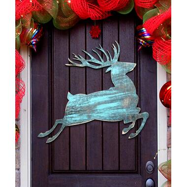 Christmas wood slice ornament, funny wine reindeer names rustic wood  ornament