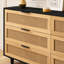 Commode en rotin avec rangement à 6 tiroirs Annslee-1923722393