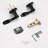 Passage Door Lever with Round Rosette-43663659