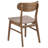 Whisten Walnut 5-Piece Solid Wood Dining Set-1475227702