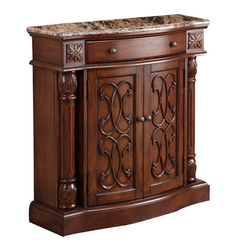 Armoire d'entrée de style européen