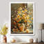 Jaune et blanc, charme féminin, jonquilles - décoration murale jonquilles-2123289818-2123290405