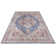 Anthea Tufted Plum Red/Jeans Blue Rug