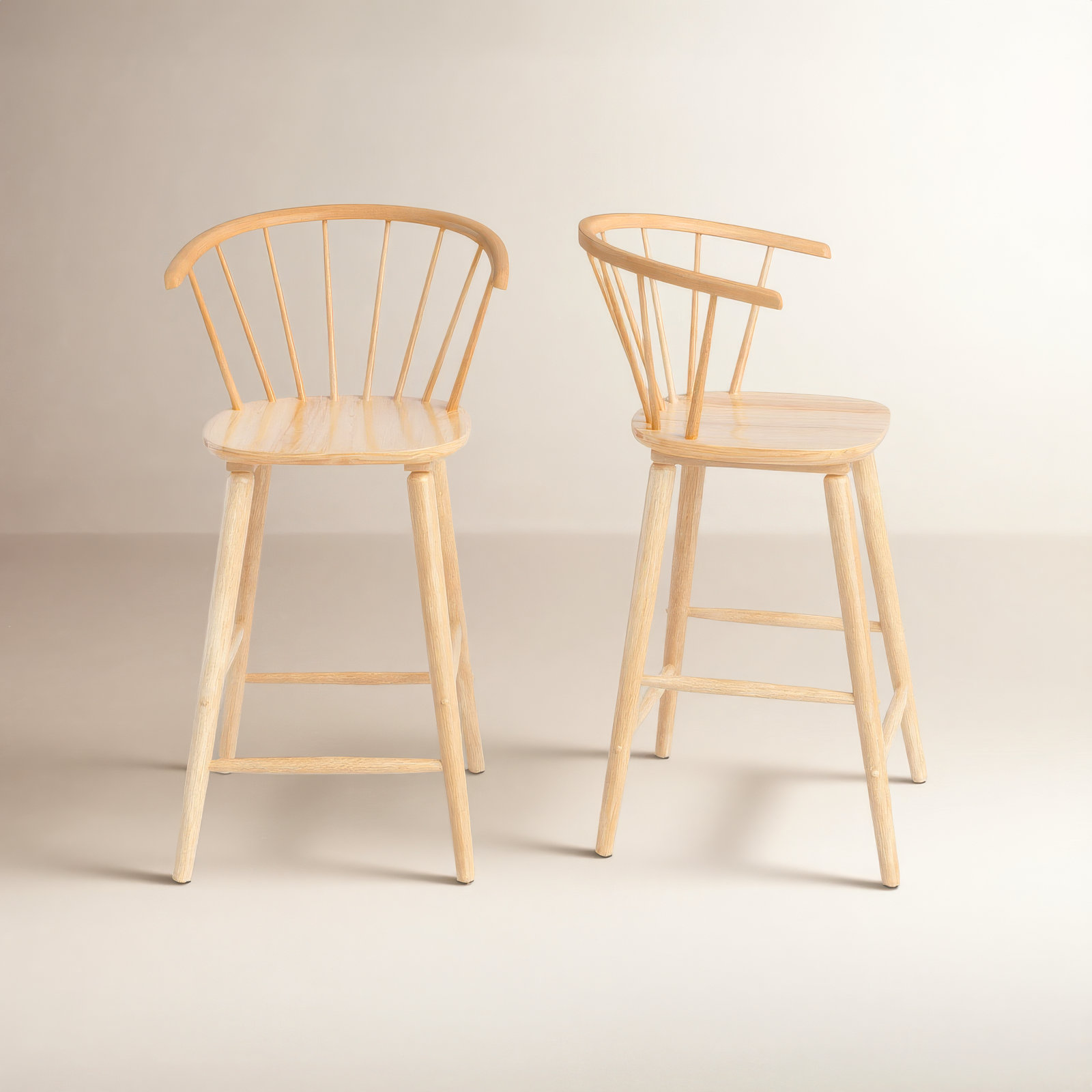 Sheffield Solid Wood Bar & Counter Stool, Counter Stool (23" Seat Height), Natural