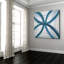 « bold blue i », impression sur toile-40496888-25250773