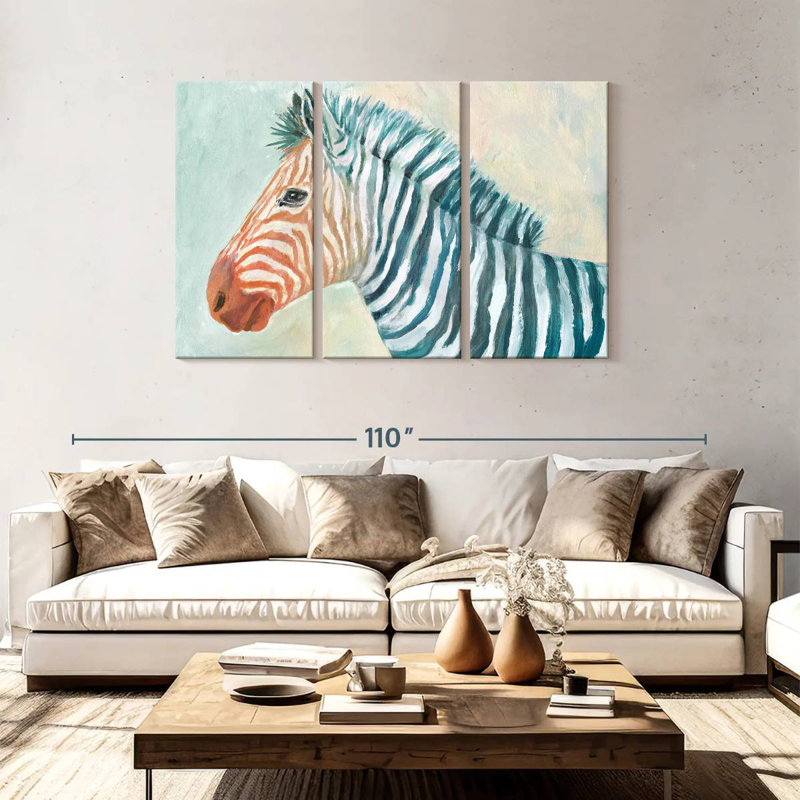 Brampt Zebra's Secret, 48" H x 74" W