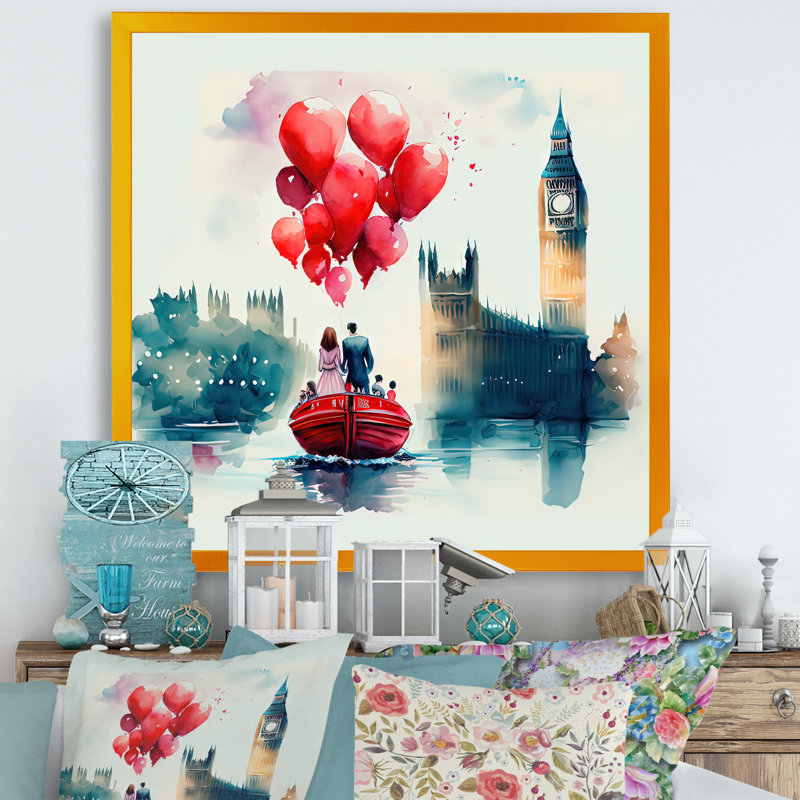 - Art mural traditionnel sur toile, Impression dorée sur toile encadrée, H 30 po x l 30 po x P 1 po