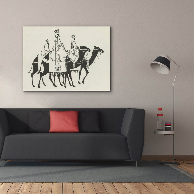 «Three Kings 1» par Tis the Season, art mural sur toile, H 40 po x l 54 po x P 1,5 po