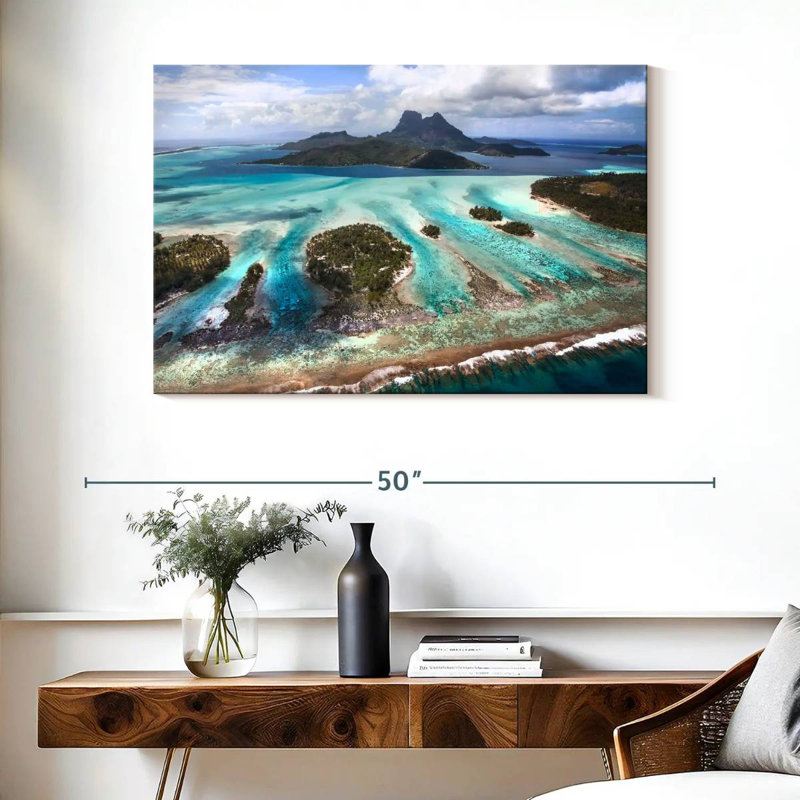 Gillard Bora Bora Lagoon, H 26 po x l 39 po