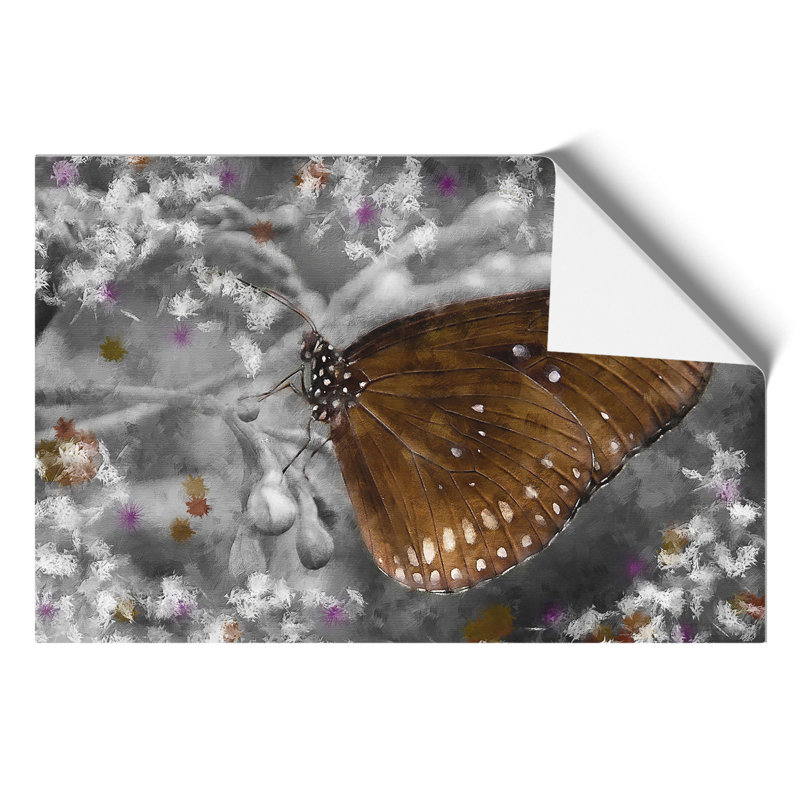 Butterfly Painting - Frameless Print, 30cm H x 42cm W x 0.1cm D