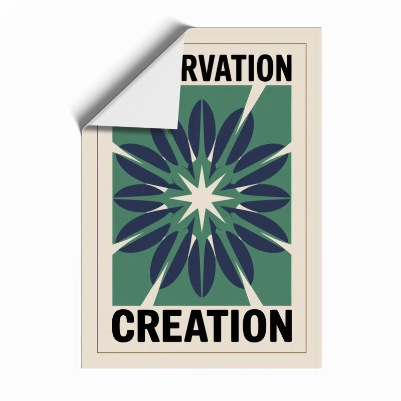 Observation And Creation Geometric - Print, Unframed, A2 - 59.4 x 42.0 cm