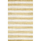 Nordic Wool Striped Area Rug in Gold/Light Blue