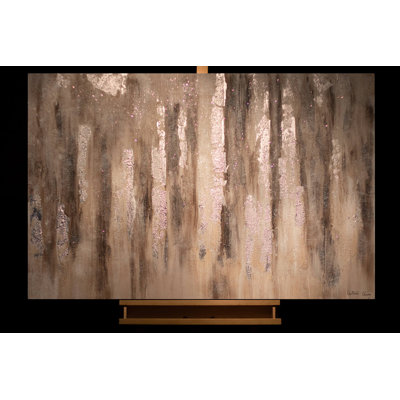 Silver Antre - Wrapped Canvas Painting
