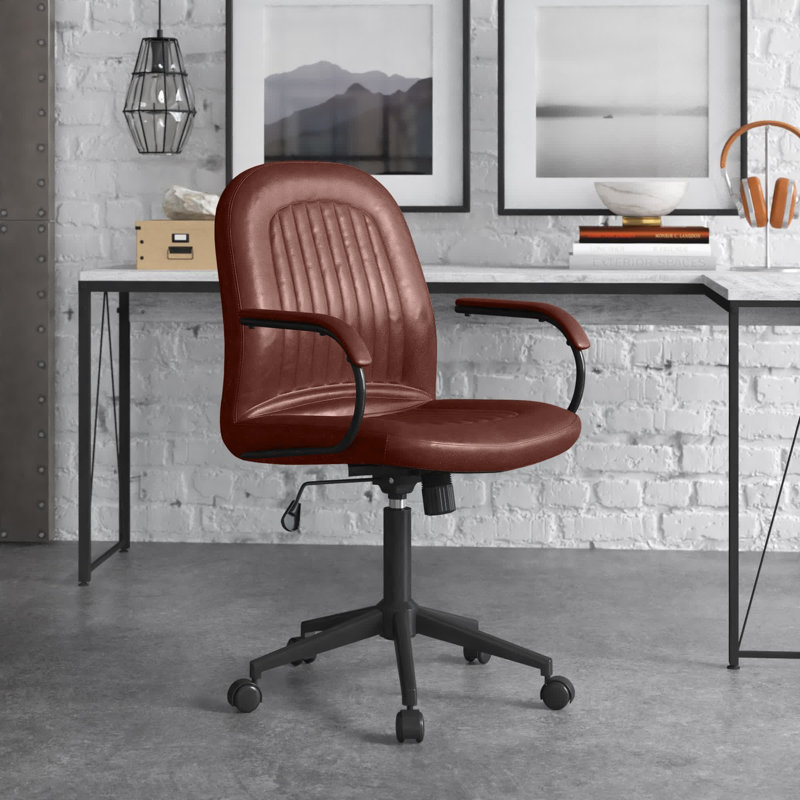 Chaise de travail Arzola, Brun