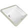 Nantucket Sinks Great Point 14.25'' Vitreous China Rectangular Bathroom Sink with Overflow