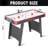 RayChee 48'' 2 -Player Wood Air Hockey Table with Digital Scoreboard