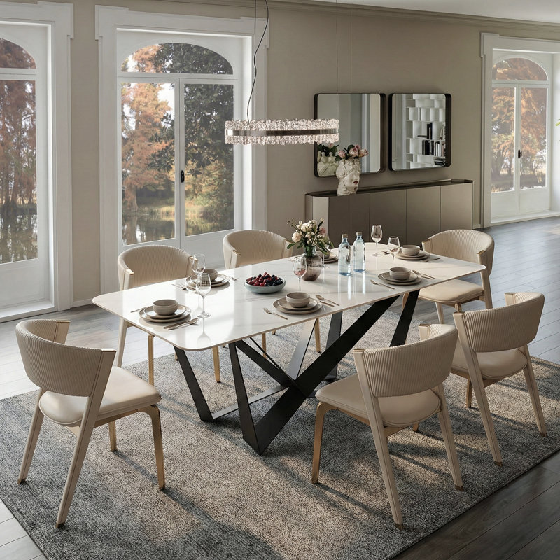 Table de salle à manger Entwisle, H 29,53 po x l 70,87 po x P 35,43 po