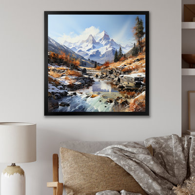 " Mountain Charm Creek In Winter "