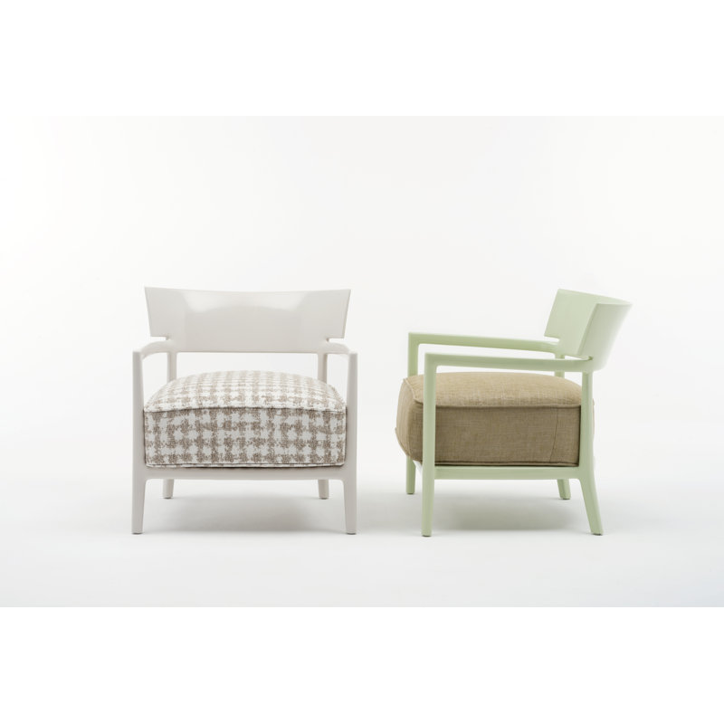 Cara Outdoor Armchair, White/Beige, Ivory