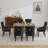 Berenis Tufted Linen Upholstered Elegant Dinning Chair-551275073-551275074