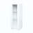 Storage Cabinets With Aluminum Strip Lamp,With Glass Shelves, For Living Room/Bedroom/Office