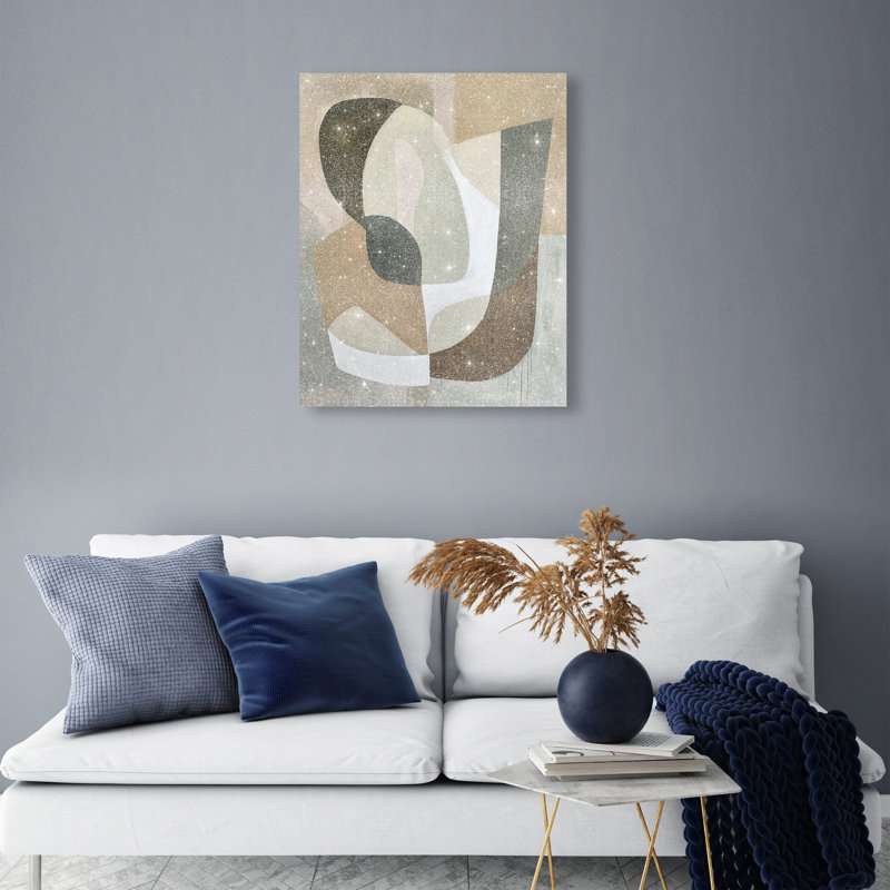 Dreamy Shape Pulse I Canvas Abstract Print by Oliver Gal, Black Frame, 16 x 20, 24"H x 20"W, Canvas Unframed