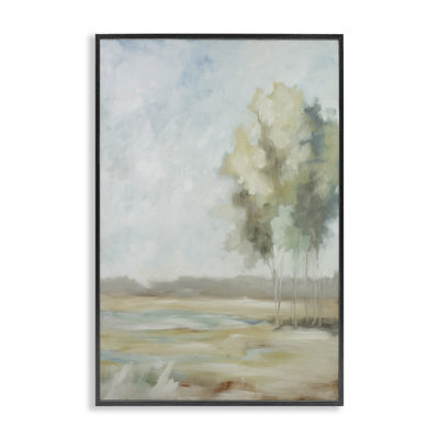 Solo Journey Muted Landscape Framed Giclee, design by Jacqueline Ellens
