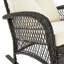Rocking Chair In Cream And Black