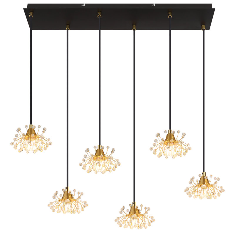 Tatums 6 - Light Matte Black Pendant