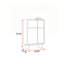 French Minimalist Style Accent Cabinet-1988544482