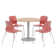 Round Breakroom Table and Chair Set