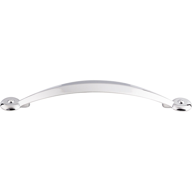 Angle 5 1/16" Center to Center Bar pull, Polished Chrome