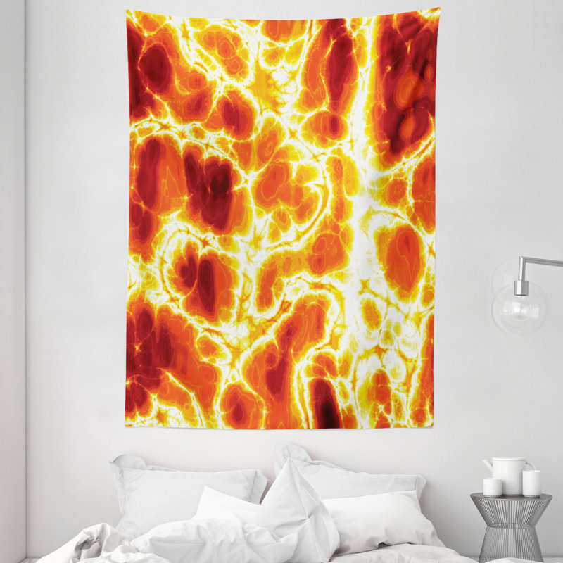Tapisserie en polyester brûlé, H 80 po x l 60 po