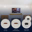 Projecteur encastré à DEL sans bordure 4 pouces avec remplacement de garniture murale blanche 25W LUXRITE, 2000LM, 5CCT, 38 °, à intensité variable, homologué ETL, blanc