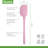 Tovolo Flex-Core All-Silicone Spatula for Cooking, Baking, and Mixing, Pink Sorbet