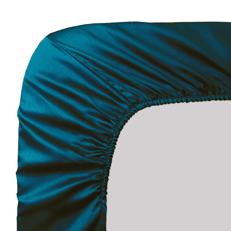 Gaynelle Satin Flat Sheet, 140 x 190 cm, Dusk