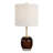 Uttermost Vannett Dark Amber Table Lamp