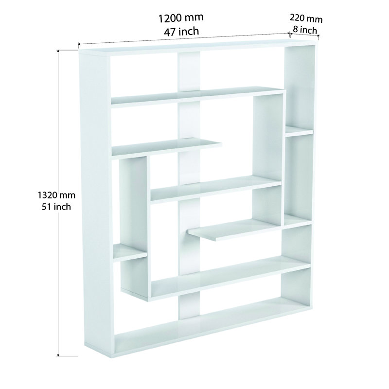Bookcase Sebastian, White