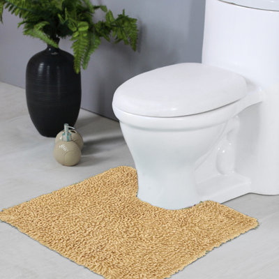 Tapis en U 100% coton lavable à la machine ou avec contour en latex Fantasia