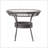 FIGI PE 34IN GLASS TABLE