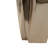 Modern Faceted Metal Flower Vase with Marble Lid for Home Decor - Sculptural Tall Table Vase for Living Room or Entryway Display - Gold-1910028546