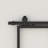 36'' x 84'' Glass without Installation Hardware Kit Barn Door