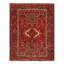 Imeria Oriental Area Rug in Rust
