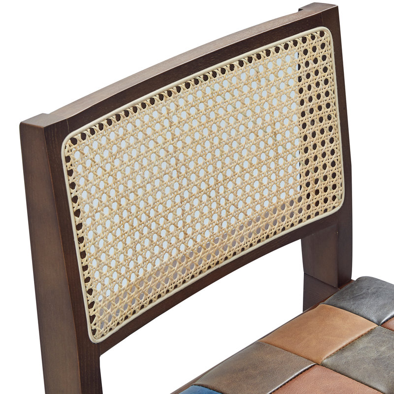 Chaise d'appoint en cuir véritable Charlies