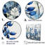Blue Bonnets Floral Collage I, reproduction d'art sur toile-95951313-95951315