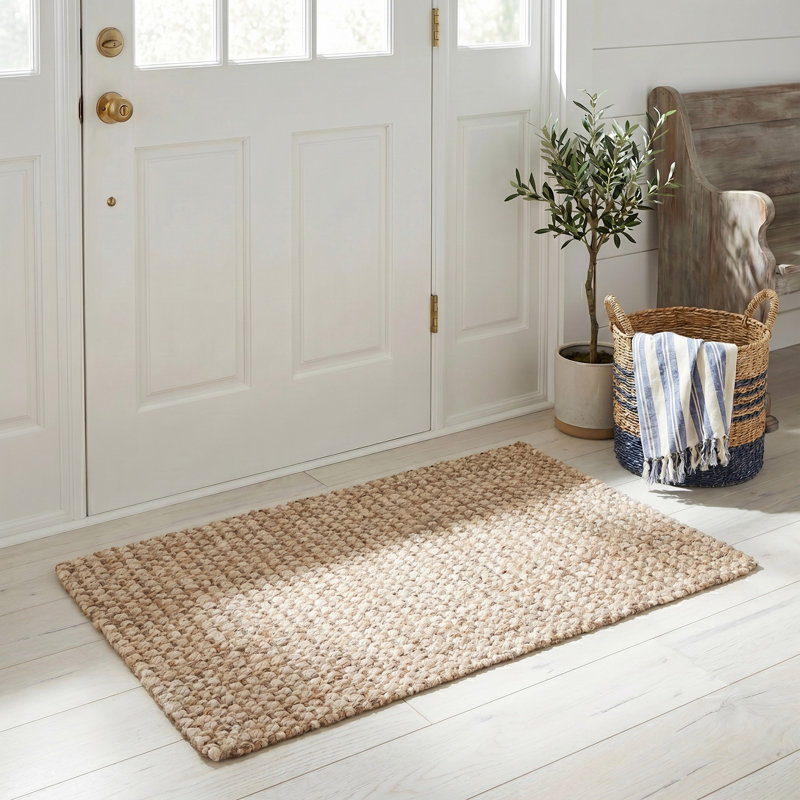 Crick Hand-Loomed Jute Indoor Rug, Rectangle 2' x 3'