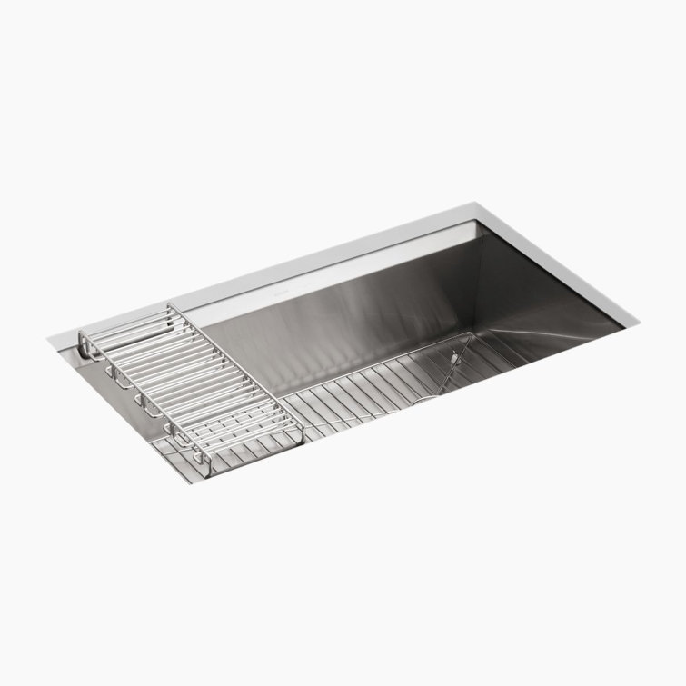 8 Degree™ 33" L x 18" W x 10" D Undermount Large Single-Bowl Kitchen Sink